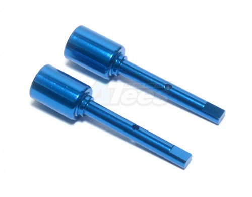 GPM Racing Tamiya TT-02 Aluminum Middle Shaft Joint - 1 Pair Blue
