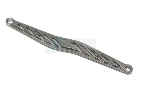 GPM Racing Tamiya TT-02B Aluminium Battery Holder Plate With Heat Sink - 1Pc Gun Metal