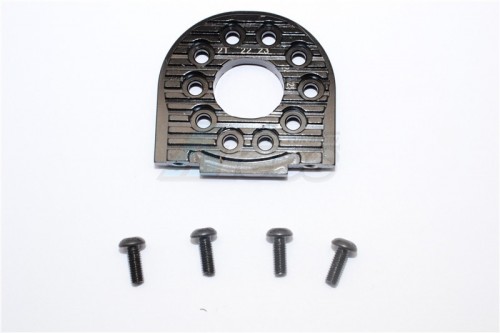GPM Racing Tamiya TT-02B Aluminium Adjustable Motor Mount (For 16T-25T) - 1Pc Black
