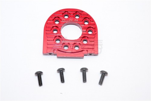 GPM Racing Tamiya TT-02B Aluminium Adjustable Motor Mount (For 16T-25T) - 1Pc Red