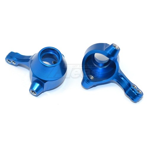 GPM Racing Tamiya TT-02B Aluminum Front Knuckle Arm - 1Pair Blue