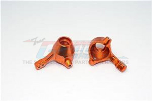 GPM Racing Tamiya TT-02B Aluminum Front Knuckle Arm - 1Pair Orange