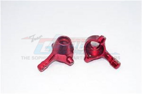 GPM Racing Tamiya TT-02B Aluminum Front Knuckle Arm - 1Pair Red