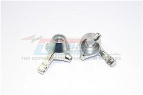 GPM Racing Tamiya TT-02B Aluminum Front Knuckle Arm - 1Pair Silver