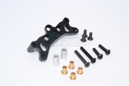 GPM Racing Tamiya TT-02B Aluminium Front Damper Plate - 1Pc Black