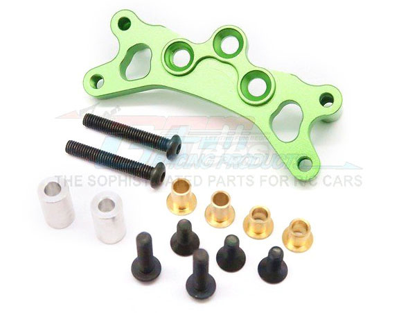 GPM Racing Tamiya TT-02B Aluminum Front Damper Plate - 1Pc Green