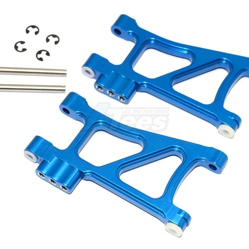 GPM Racing Tamiya TT-02B Aluminium Front Lower Arm - 1Pair Blue