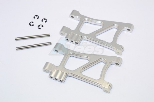 GPM Racing Tamiya TT-02B Aluminium Front Lower Arm - 1Pair Silver