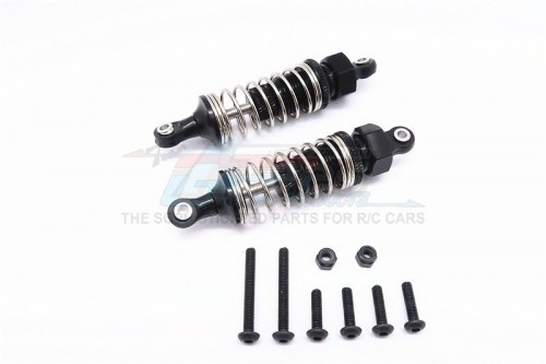 GPM Racing Tamiya TT-02B Aluminum Front Adjustable Spring Damper (70MM) - 1Pr Set Black