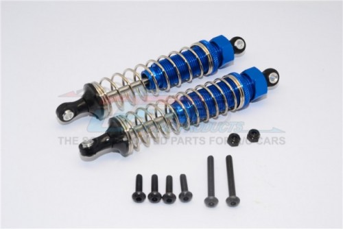GPM Racing Tamiya TT-02B Aluminum Rear Adjustable Spring Damper (95MM) - 1Pr Set Blue