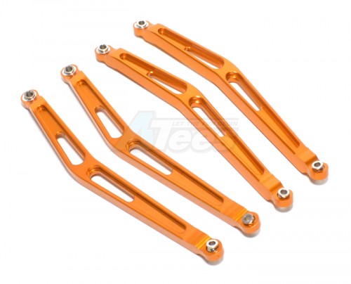 GPM Racing Axial Wraith Aluminum Rock Buggy Links Set - 4 Pcs Gold
