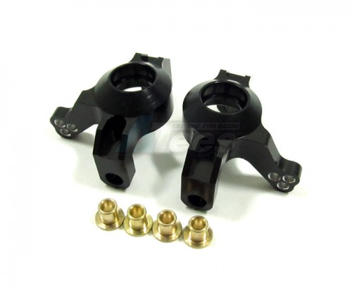 GPM Racing Axial Wraith Aluminum Steering Front Knuckles - 1 Pair Black