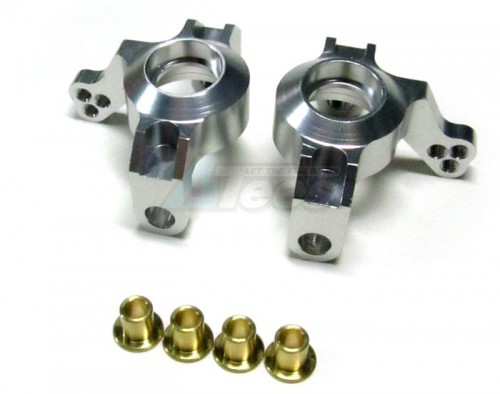 GPM Racing Axial Wraith Aluminum Steering Front Knuckles - 1 Pair Silver