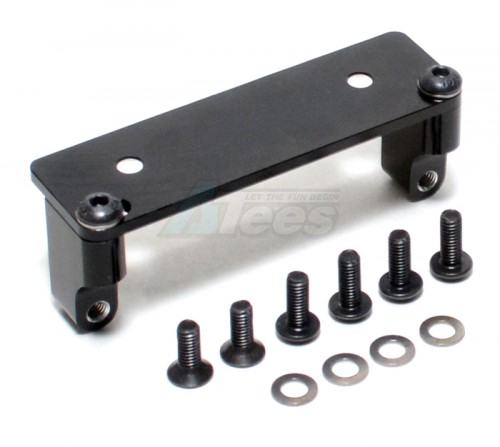 GPM Racing Axial Wraith Aluminum Servo Mount - 3pcs Set Black