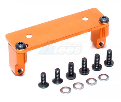 GPM Racing Axial Wraith Aluminum Servo Mount - 3 Pcs Set Orange