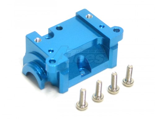 GPM Racing XMods Evolution Touring Aluminum Rear Gear Box Rear Cover With Screws Set Blue