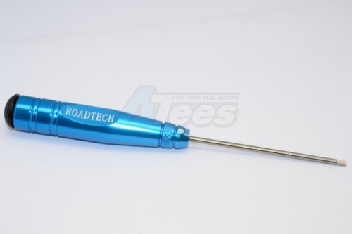 GPM Racing Miscellaneous All Aluminum Hex Screw Driver Of New Handle Design With 2.5mm Steel Long Pin - 1pc Blue