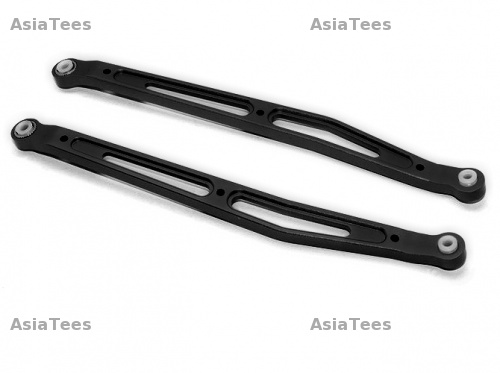 GPM Racing Axial Yeti Aluminum Rear Upper Chassis Link Parts - 1 Pair Black