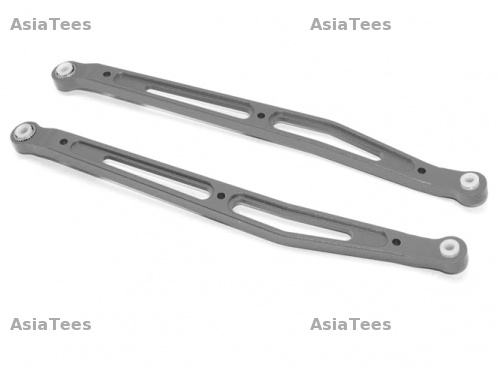 GPM Racing Axial Yeti Aluminum Rear Upper Chassis Link Parts - 1 Pair Gun Metal