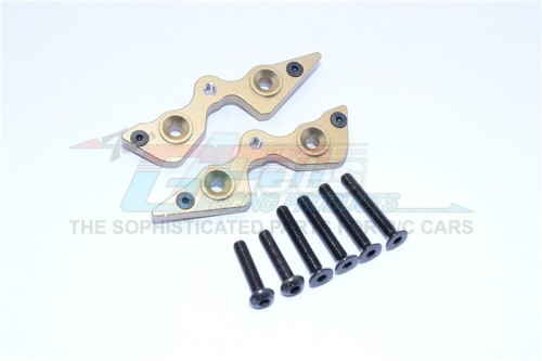 GPM Racing Axial Yeti Aluminium Rear Cage Components - 2Pcs Set Titanium