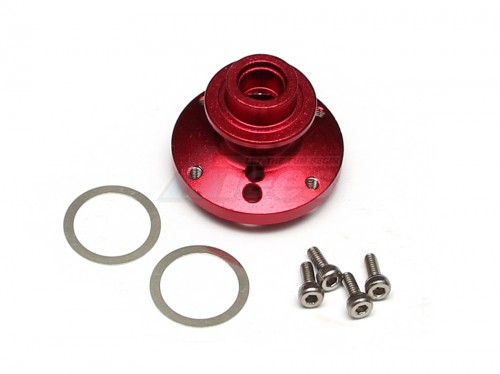 GPM Racing Axial Yeti Aluminium Heavy Duty Differential Locker - 1Pc Set Red