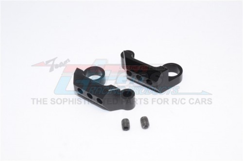 GPM Racing Axial Yeti Aluminium Rear Cage Mount - 1 Pair Black