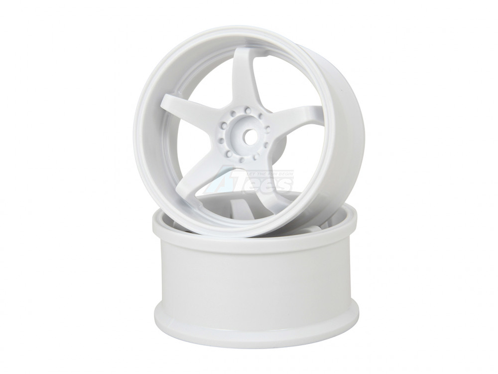 HAYATE Miscellaneous All N-type Drift Wheel Super Traction Offset 8 White