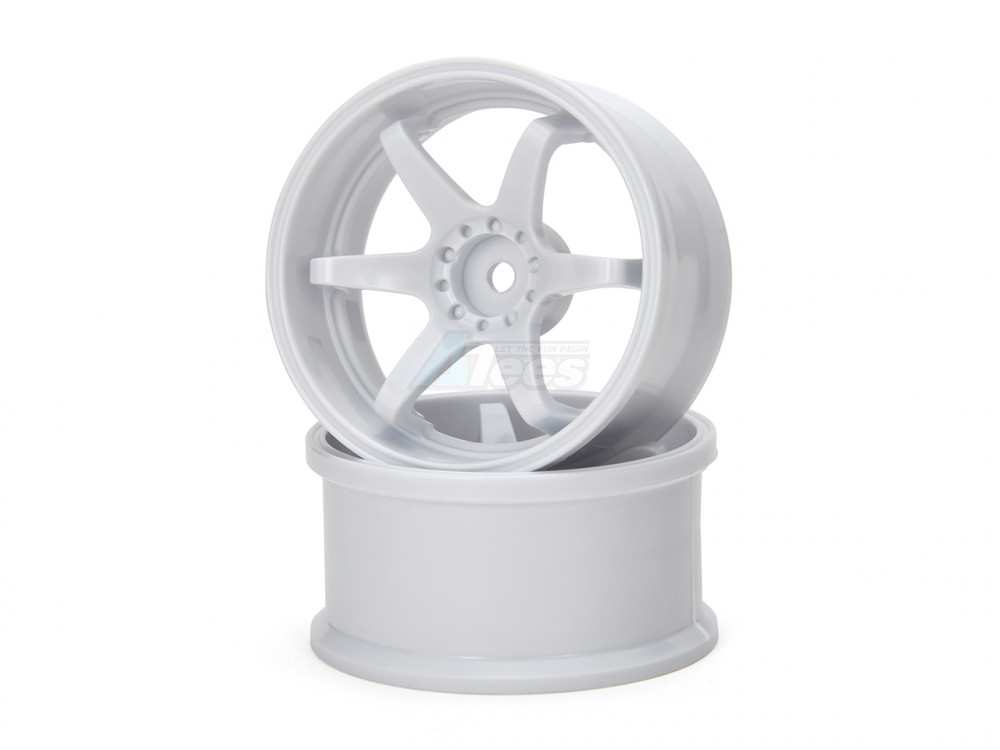 HAYATE Miscellaneous All N-6 Drift Wheel High Traction Offset 8 White
