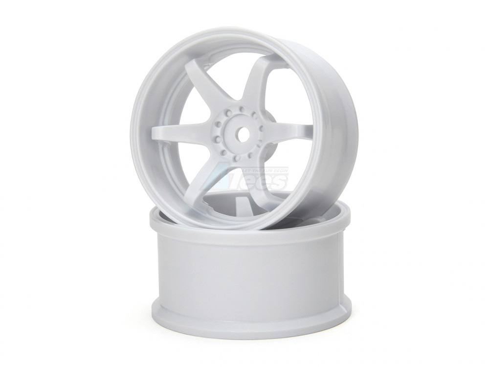 HAYATE Miscellaneous All N-6 Drift Wheel SuperTraction Offset 6 White