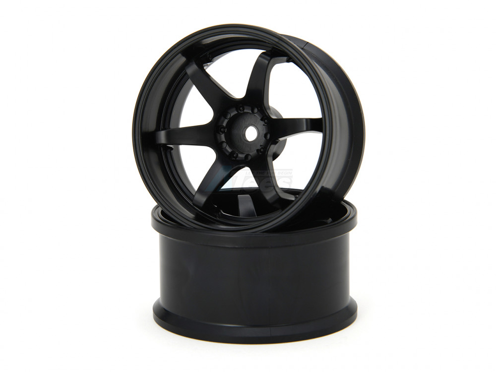 HAYATE Miscellaneous All N-6 Drift Wheel SuperTraction Offset 8 Black
