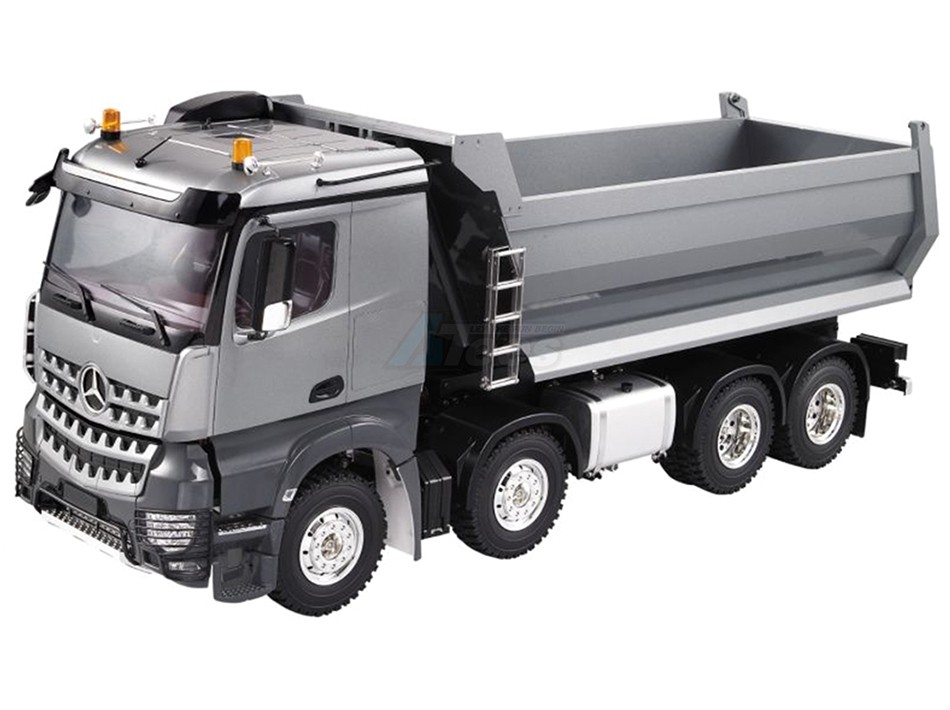 Hercules Hobby Miscellaneous All 1/14 Heavy Duty Tri-Axle Dumper Tipper Semi Trailer Truck (Full Aluminum)