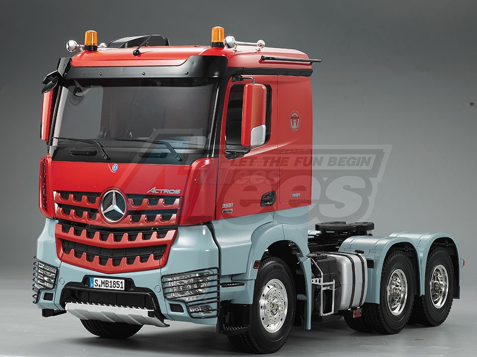 Hercules Hobby Miscellaneous All 1/14 Opening Door Actros Light Space Open Side Tractor Truck (6X4) 3 Axle