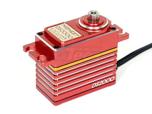 Highest Servo Miscellaneous All DS2000 Digital High Voltage Full Alum Servo (Speed) 0.06s 18.4kg-cm @ 7.4V