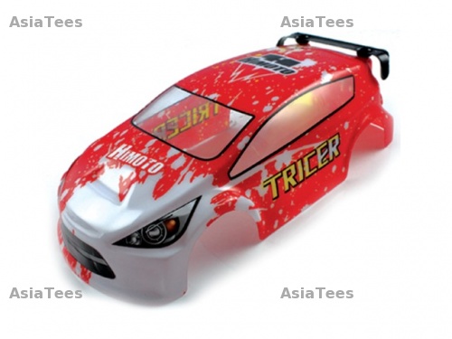 Himoto Himoto Tricer On Road Car Body (Red)