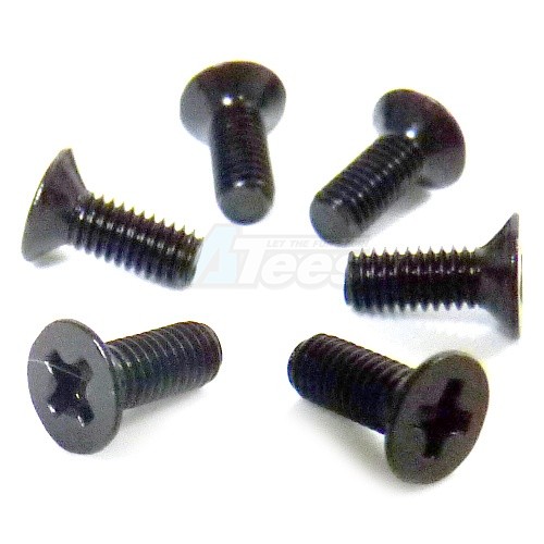 Himoto Himoto Bowie Flat Head Screws 3X8 6P