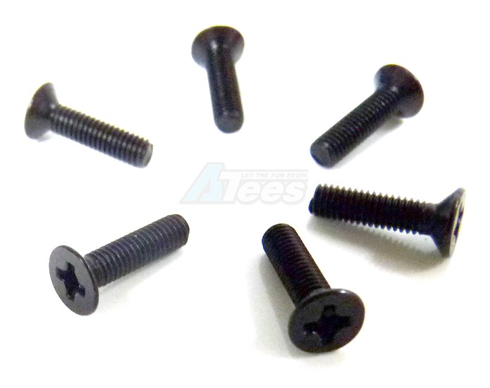 Himoto Himoto Road Warrior Flat Head Screws 3X12mm 1/10 6P