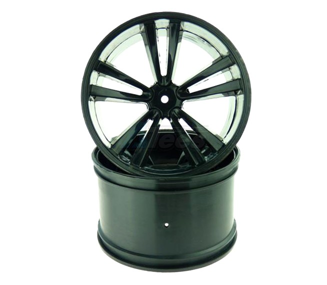 Himoto Miscellaneous All Black Rims 2P