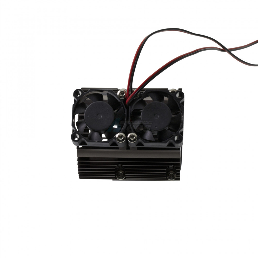 Hobby Details Miscellaneous All Aluminium Motor Cooling Double-Fan 41-43mm Black