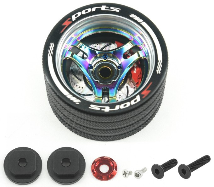 Hobby Details Miscellaneous All Aluminum RC Transmitter Steering Handwheel for Sanwa/ Futaba/NB4/ 7PX/X9 Colorful
