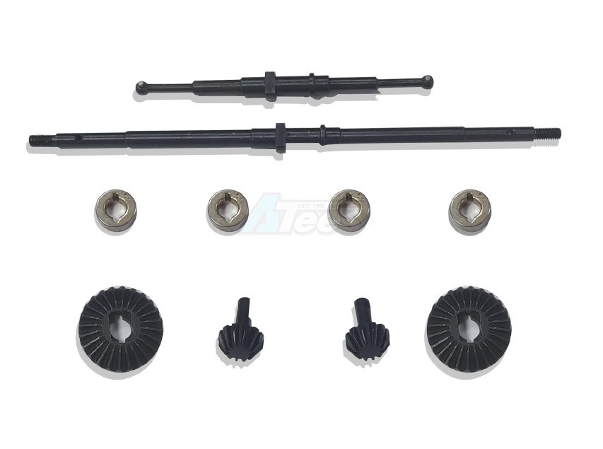 Hobby Plus Hobby Plus CR24 Axle Metal Gear Set