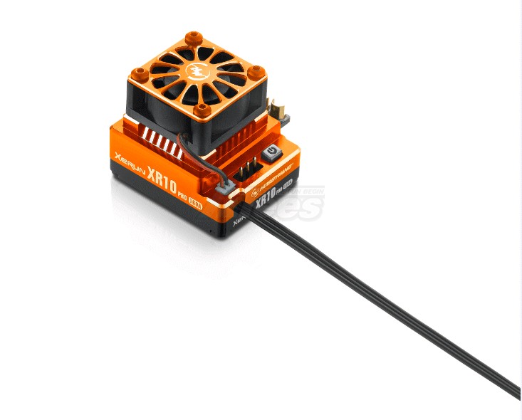 Hobbywing Miscellaneous All XERUN XR10 PRO V4 Sensored Brushless ESC Black Orange