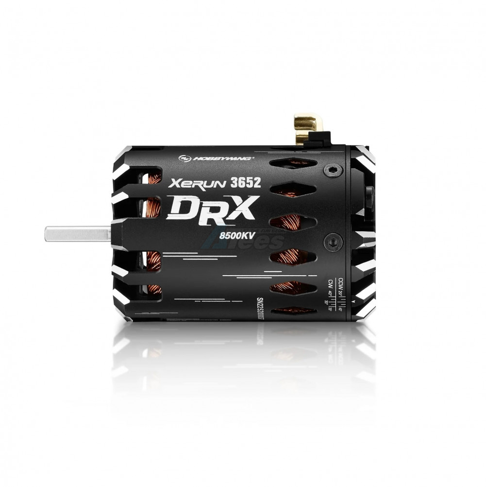 Hobbywing Miscellaneous All XERUN-DRX-3652SD-8500KV-BLACK Brushless Motor for 1/10 Drag Racing Car