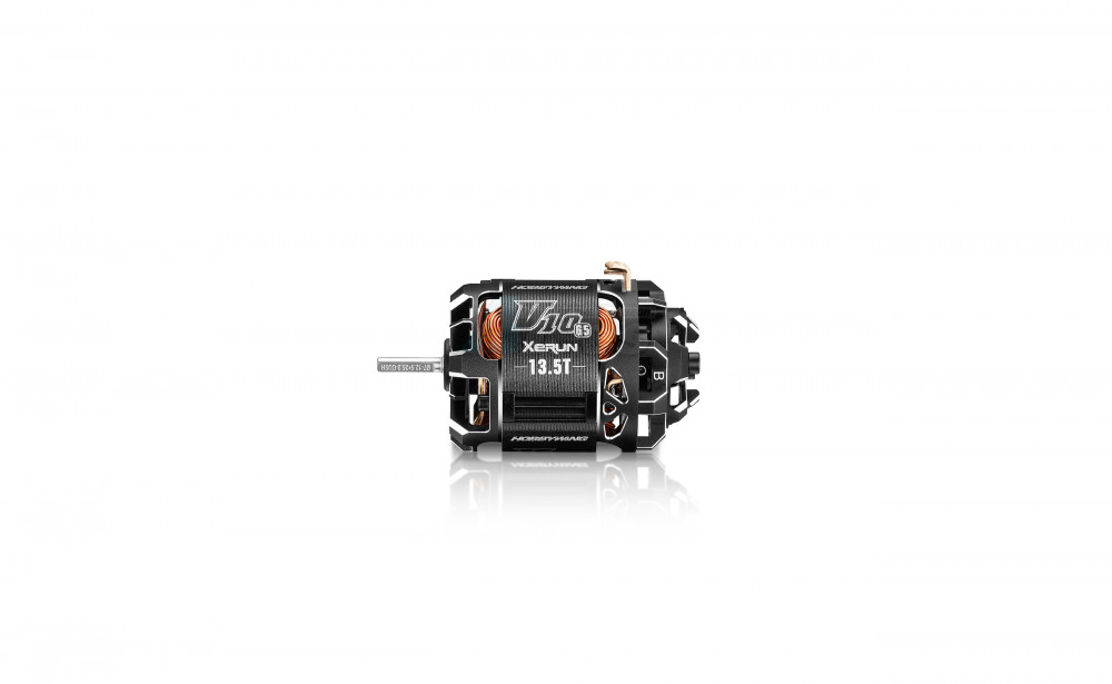 Hobbywing Miscellaneous All 1/10 V10 G5 Sensored Brushless Motor XERUN-V10-13.5T-BLACK-G5