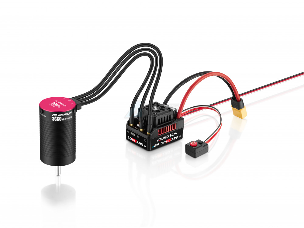 Hobbywing Miscellaneous All QUICRUN COMBO-QR10BL120 G2 ESC + 3660SL-3700KV-G2 Motor