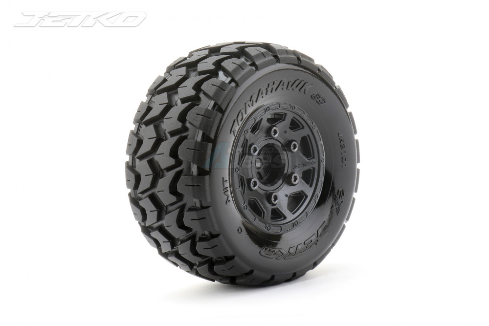 JETKO Miscellaneous All 1/10 SC EX-TOMAHAWK/Claw Rim/Black/Medium Soft/Glued