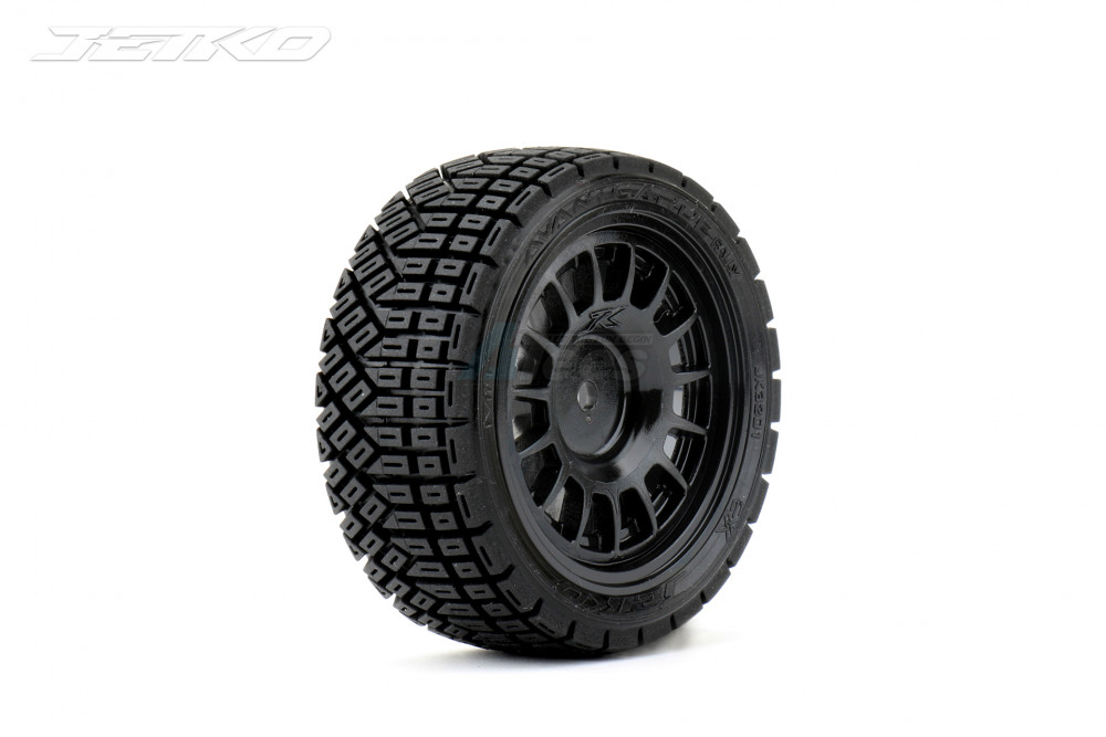 JETKO Miscellaneous All 1/10 Rally AVANTGARDE/Claw Rim/Black/Super Soft/Glued (4PCS)