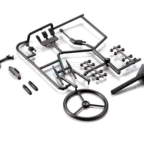 Killerbody Miscellaneous All Black Plastic Parts 1/10 Scale Crawler (WARRIOR)
