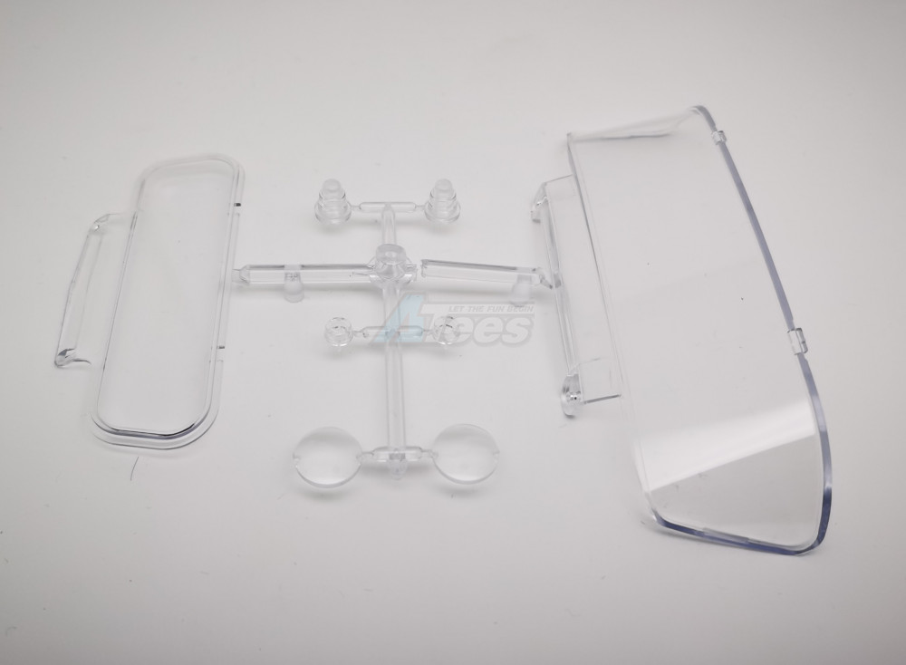 King Kong RC King Kong RC ZL-130 Windows & Lamp Lens for for KK/D-E064 Tractor Truck Hard Cab