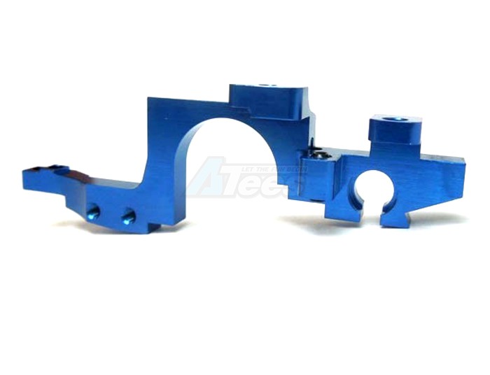 KM Racing KM Racing K8 Alum. Front Lower Bulkhead R (Blue)