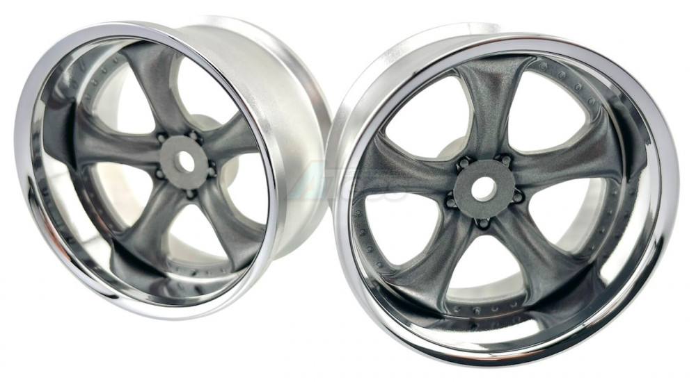 LAB Miscellaneous All Work Vs KF# S1 3p Wheel Standard Rim Offset 6 Chrome Gray Metalic